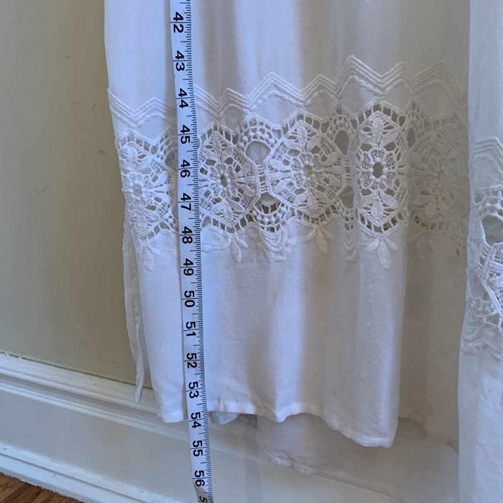 LSpace by monica wise white long beach dress size xsmall - Picture 8 of 11